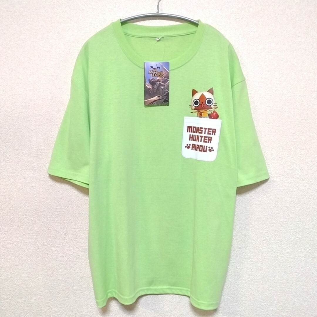 CAPCOM(カプコン)の【新品】モンスターハンター AIROU アイルー 半袖 Tシャツ LL メンズのトップス(Tシャツ/カットソー(半袖/袖なし))の商品写真