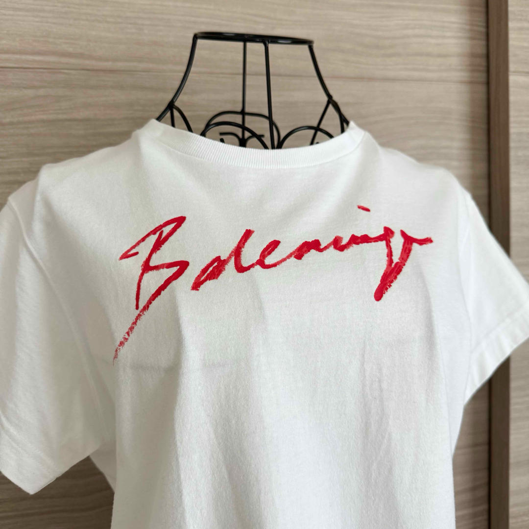 BALENCIAGA バレンシアガ リップスティックロゴ入り Tシャツ BALENCIAGA バレンシアガ リップスティックロゴ入り Tシャツ