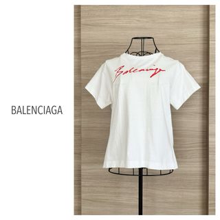 バレンシアガ(Balenciaga)のBALENCIAGA バレンシアガ　リップスティックロゴ入り　Tシャツ(Tシャツ(半袖/袖なし))