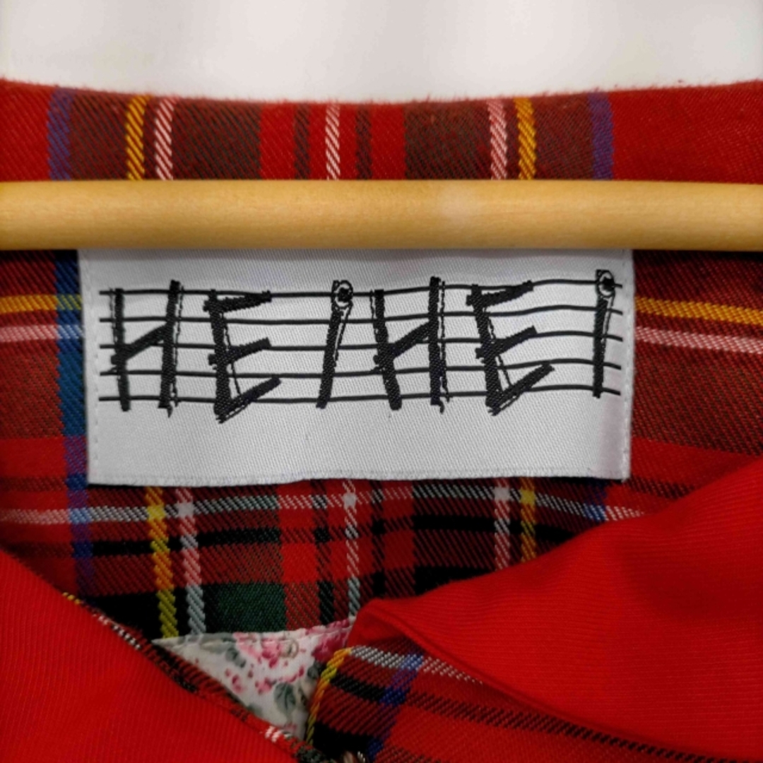 HEIHEI(ヘイヘイ) セーラーカラーブルゾン チェック柄 オーバー HEIHEI(ヘイヘイ) セーラーカラーブルゾン チェック柄 オーバー
