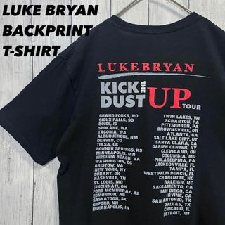 ミュージックティー(MUSIC TEE)のミュージックTシャツ古着　LUKE BRYAN バックプリントTシャツ　サイズS(Tシャツ/カットソー(半袖/袖なし))