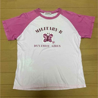Tシャツ　ピンク　MILITARY*B   160(Tシャツ/カットソー)