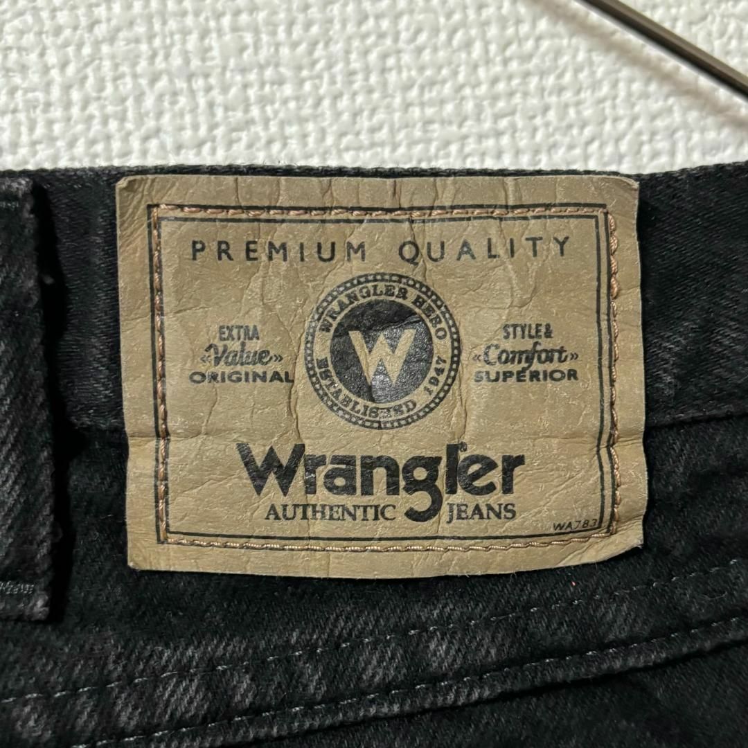 Wrangler(ラングラー)のWrangler ラングラー 976 W38 ブラックデニム 黒 8711 メンズのパンツ(デニム/ジーンズ)の商品写真