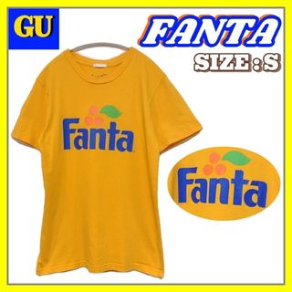 ジーユー(GU)の【美品】コカ・コーラ FANTA ファンタ 半袖 Tシャツ S トップス GU(Tシャツ(半袖/袖なし))