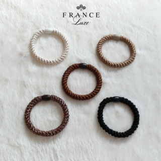 France Luxe - フランス ラックス ポニーテールチューブ ヘアゴム 5個 Dニュートラル