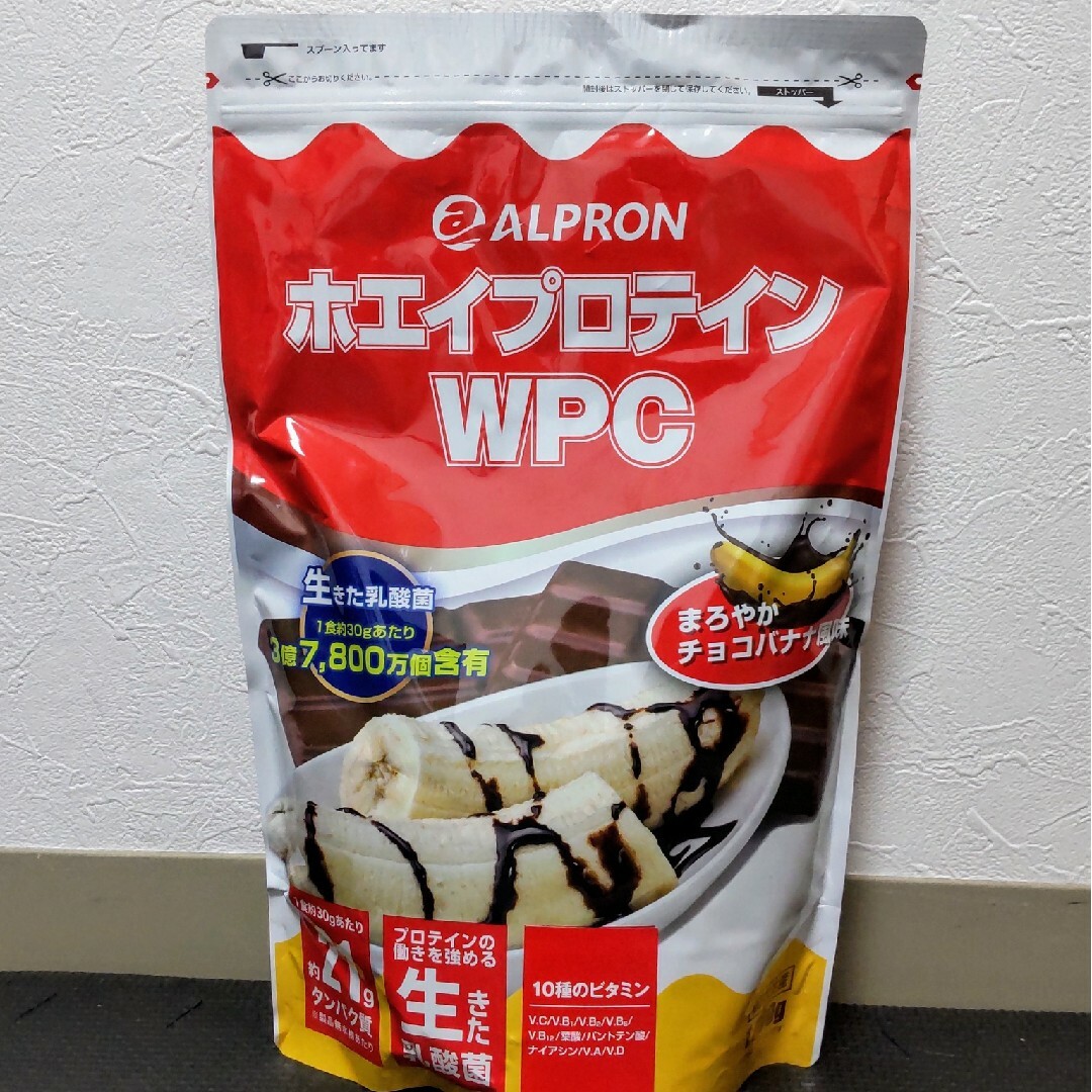 ALPRON(アルプロン)のALPRON WPCホエイプロテイン チョコバナナ風味 1kg 食品/飲料/酒の健康食品(プロテイン)の商品写真