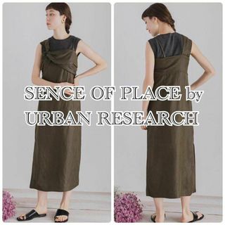 センスオブプレイスバイアーバンリサーチ(SENSE OF PLACE by URBAN RESEARCH)のセンスオブプレイス アーバンリサーチ ノースリーブワンピース(ロングワンピース/マキシワンピース)