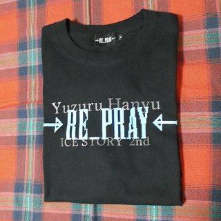 羽生結弦さん　RE_PRAY  Mサイズ　黒のTシャツ(スポーツ選手)