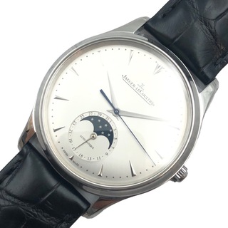 　ジャガー・ルクルト JAEGER-LE COULTRE マスター ウルトラスリム ムーン 39 176.8.64.S(Q1368420) ホワイト ステンレススチール メンズ 腕時計(その他)