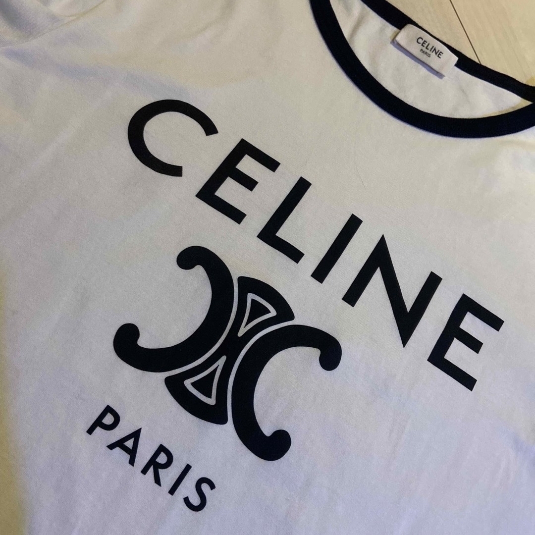 celine(セリーヌ)のCELINE☆大人気 Tシャツ☆数回着用 自宅保管 セリーヌ☆ レディースのトップス(Tシャツ(半袖/袖なし))の商品写真