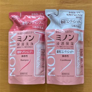 ミノン(MINON)のミノン 薬用ヘアシャンプー  コンディショナー詰め替え 380ml (シャンプー/コンディショナーセット)