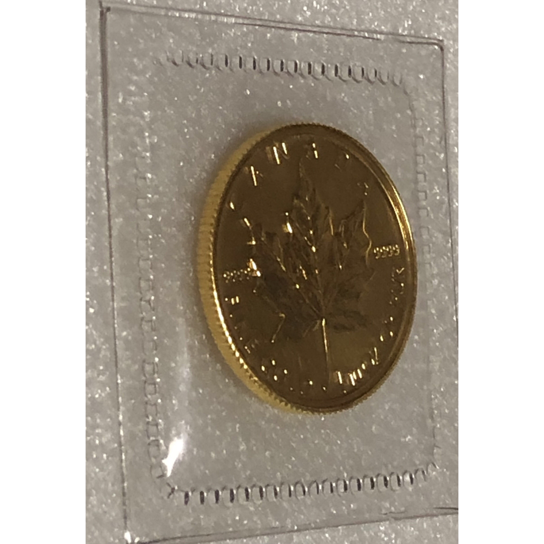 メイプルリーフ金貨1/10オンス エンタメ/ホビーの美術品/アンティーク(貨幣)の商品写真