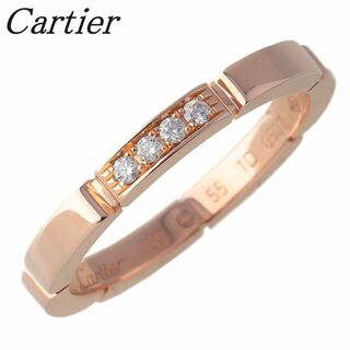 カルティエ(Cartier)のカルティエ ダイヤ リング マイヨン パンテール #55 4PD 750PG 新品仕上げ済 Cartier【16954】(リング(指輪))