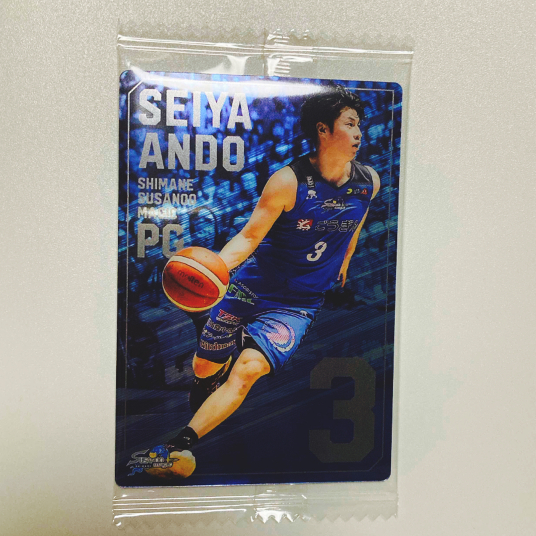 安藤誓哉　1枚　Bリーグ　カード　 エンタメ/ホビーのトレーディングカード(シングルカード)の商品写真