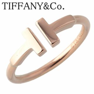 ティファニー(Tiffany & Co.)のティファニー Tワイヤー リング 10号～10.5号 AU750PG 新品仕上げ済 TIFFANY【16918】(リング(指輪))