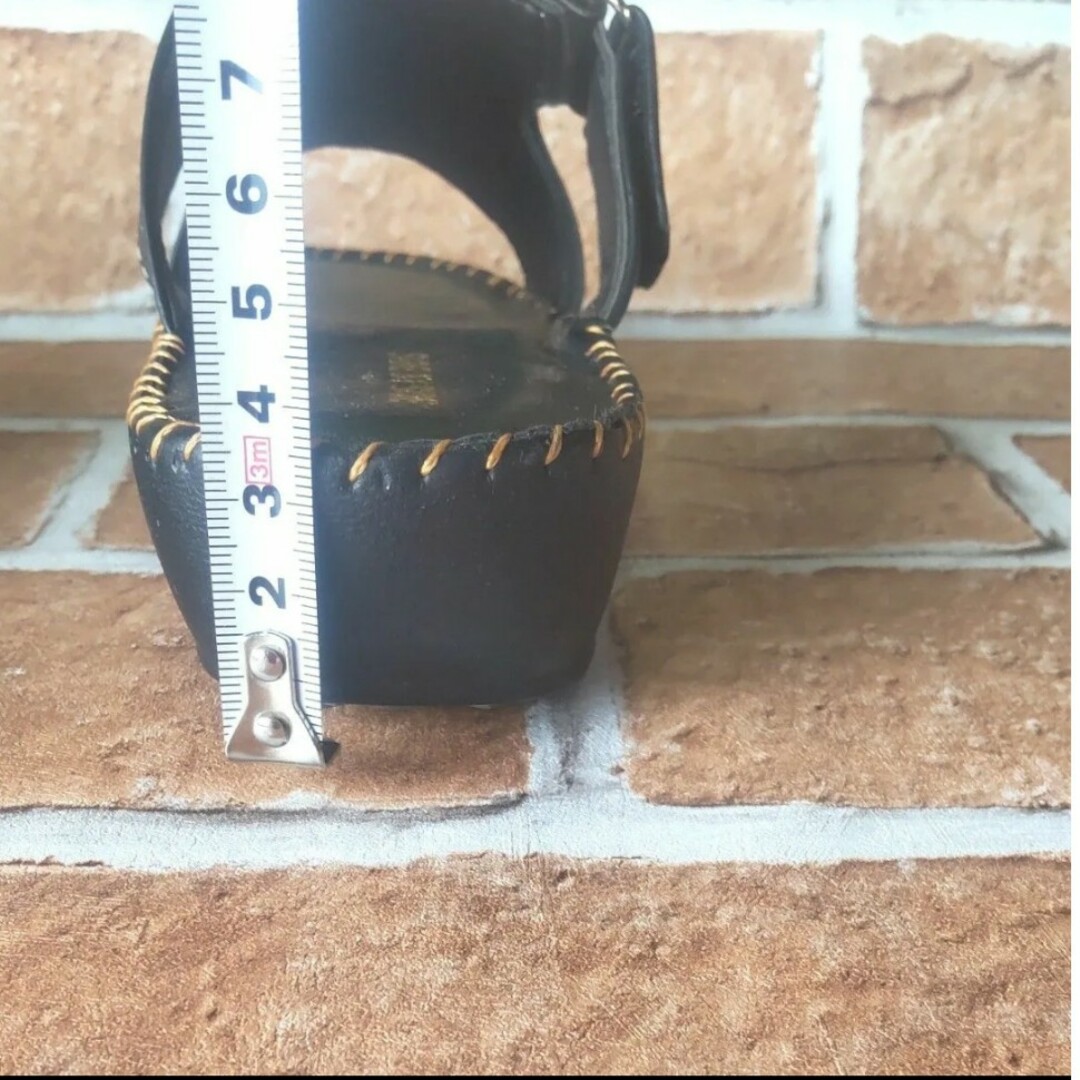レディース SIDE BY SIDE 軽量サンダル 　ブラックM/3E(23cm レディースの靴/シューズ(サンダル)の商品写真