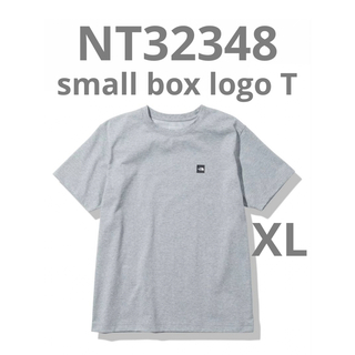 ザノースフェイス(THE NORTH FACE)のノースフェイス　スモールボックスロゴ  Tシャツ　グレー　XL NT32348(Tシャツ/カットソー(半袖/袖なし))