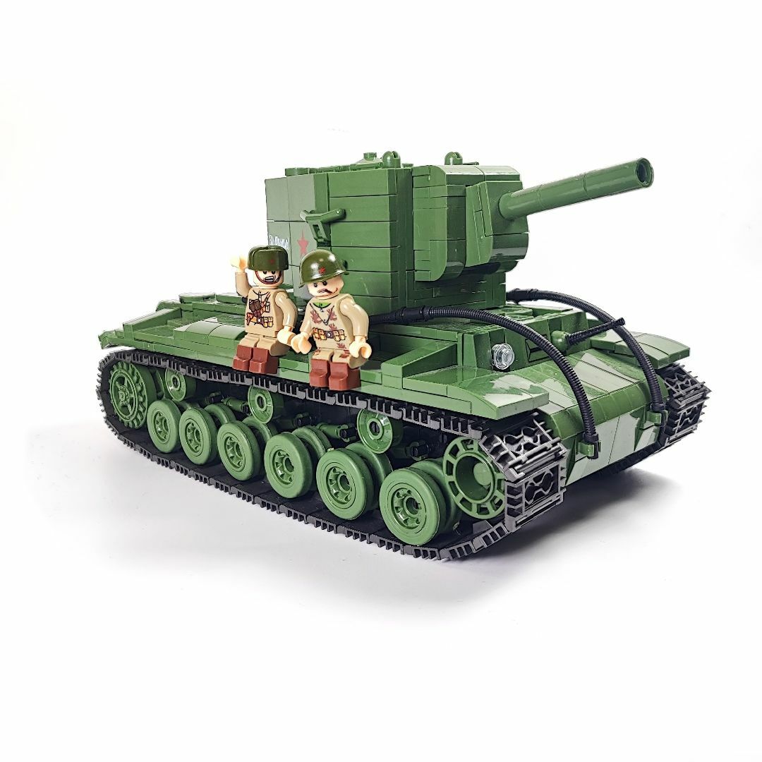 ESシリーズ ソビエト KV-2 ブロック戦車 ミリタリー キッズ/ベビー/マタニティのおもちゃ(積み木/ブロック)の商品写真