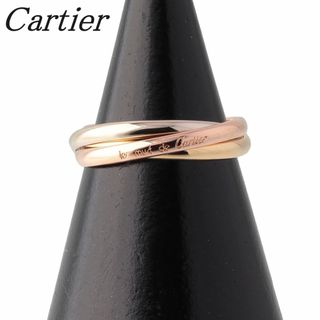 カルティエ(Cartier)のカルティエ トリニティ リング XS #48 750 スリーカラー 新品仕上げ済 Cartier【16923】(リング(指輪))