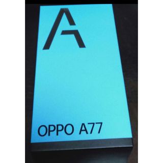 OPPO - OPPO A77 ブルー 128 GB SIMフリー