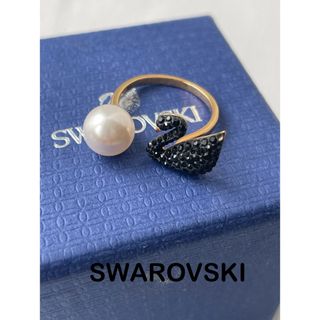 スワロフスキー(SWAROVSKI)のSWROVSKI スワロフスキー　リング　パール×スワン(リング(指輪))