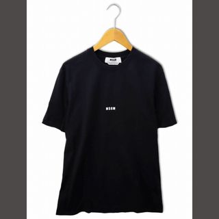 エムエスジイエム(MSGM)のMSGM クルーネック ロゴ プリント 半袖 Tシャツ カットソー M(Tシャツ/カットソー(半袖/袖なし))