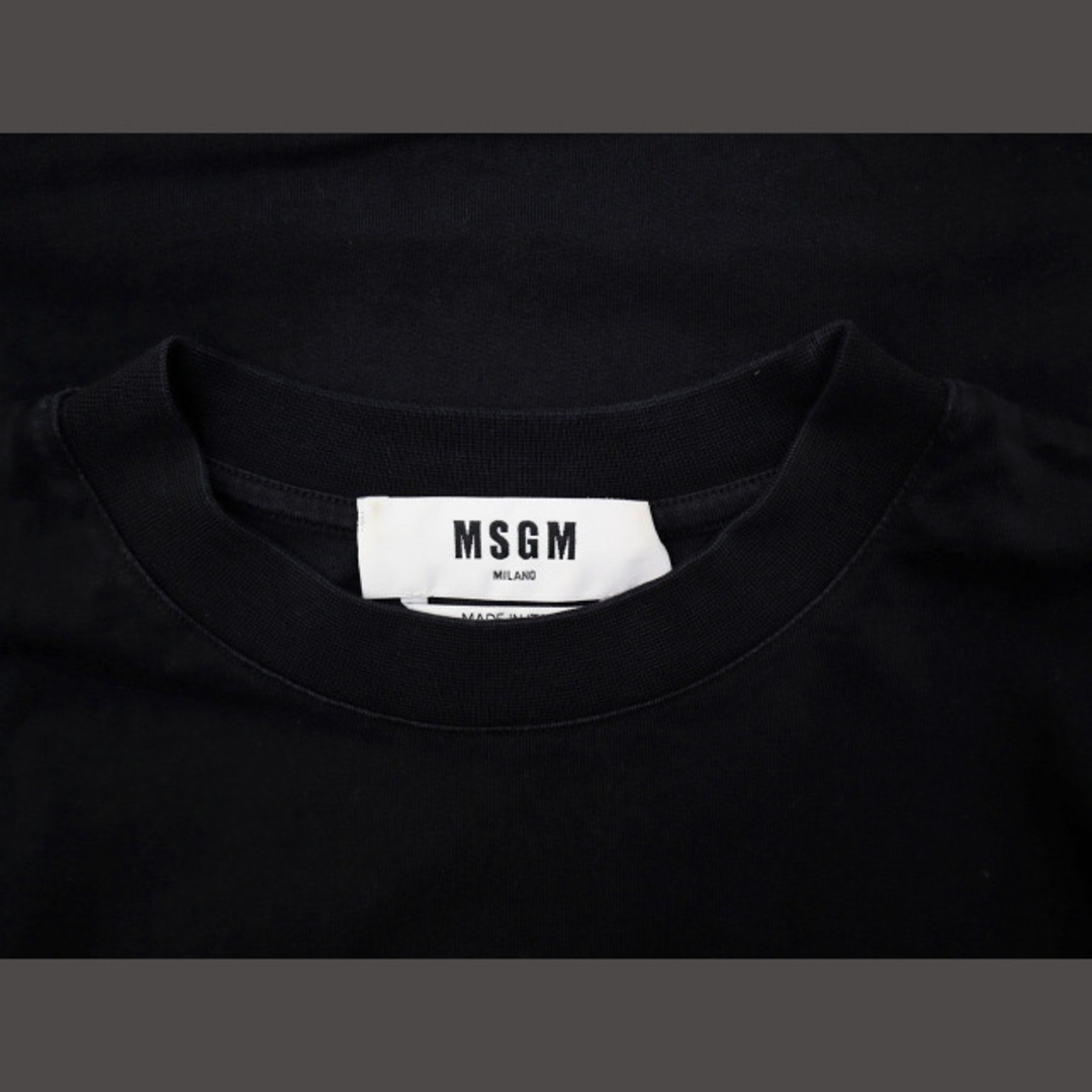 MSGM(エムエスジイエム)のMSGM クルーネック ロゴ プリント 半袖 Tシャツ カットソー S メンズのトップス(Tシャツ/カットソー(半袖/袖なし))の商品写真