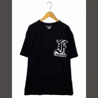 WORLD WIDE FAMOUS ワッペン バックプリント Tシャツ XXL(Tシャツ/カットソー(半袖/袖なし))