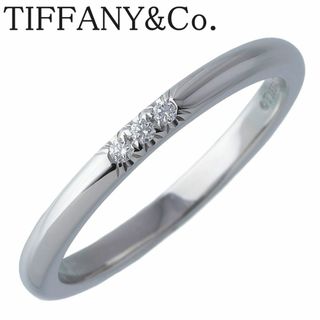 ティファニー(Tiffany & Co.)のティファニー ダイヤ リング クラシック バンド フォーエバー 3PD 11号～11.5号 幅2.0mm PT950 新品仕上げ済 TIFFANY【16699】(リング(指輪))