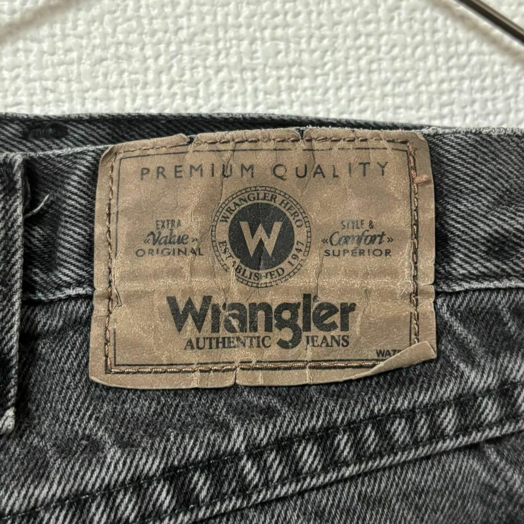 Wrangler(ラングラー)のWrangler ラングラー 976 W35 ブラックデニム 黒 8721 メンズのパンツ(デニム/ジーンズ)の商品写真