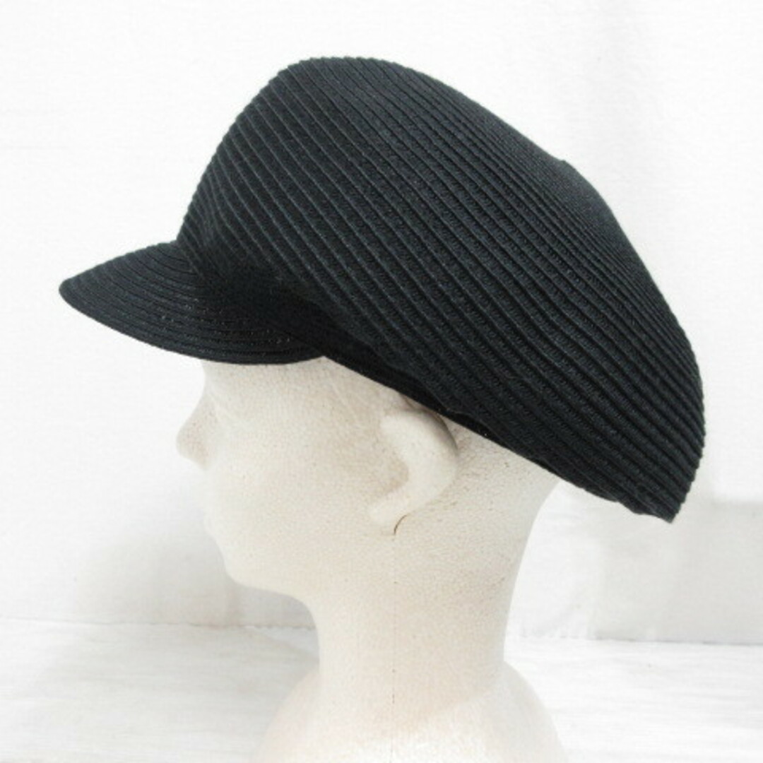Rope' Picnic(ロペピクニック)のロペピクニック PASSAGE ブレード キャスケット 帽子 黒 ブラック レディースの帽子(キャスケット)の商品写真