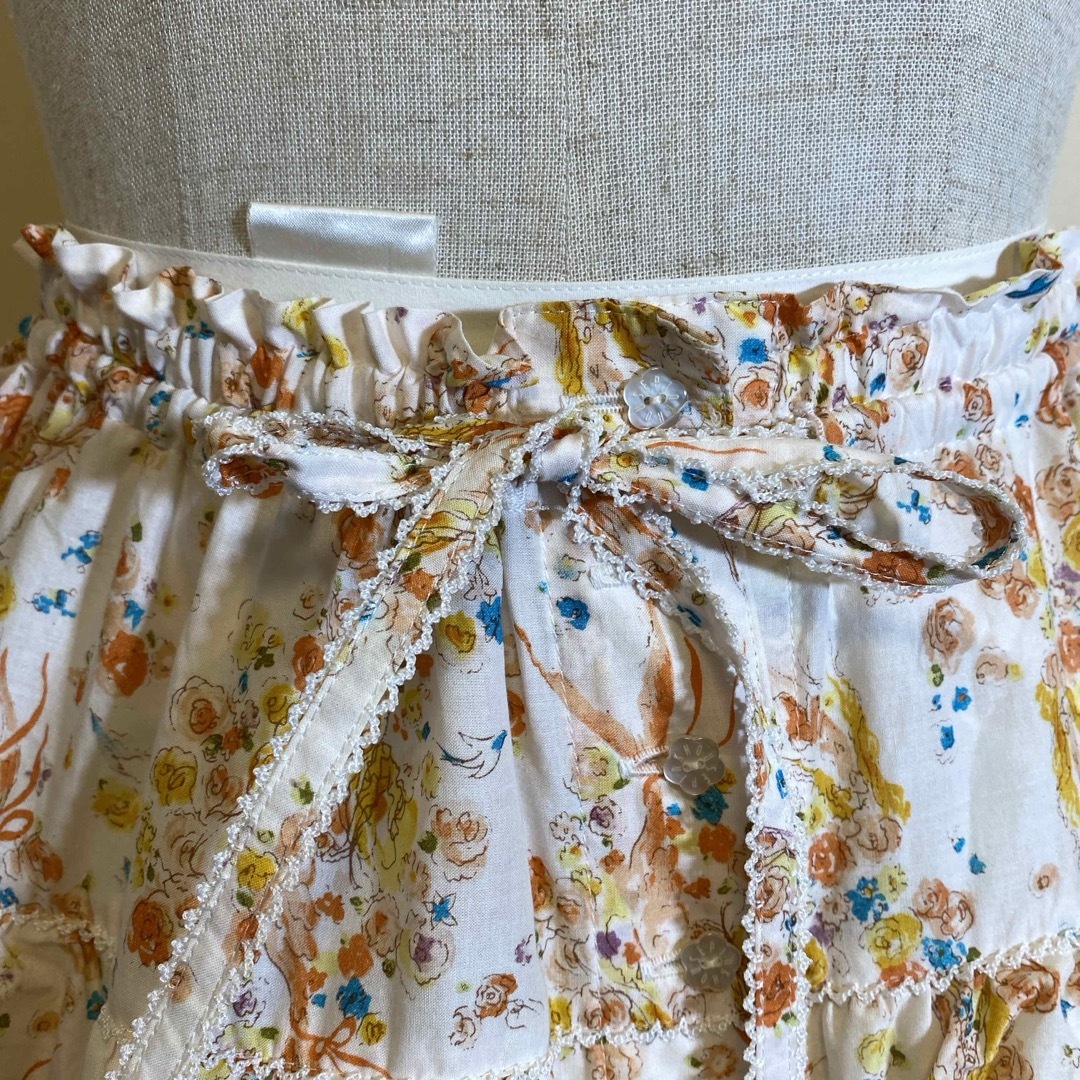 PINK HOUSE(ピンクハウス)のピンクハウス🤍❤️段々のでデザインのスカートでとても可愛いです❤️🤍 レディースのスカート(ロングスカート)の商品写真