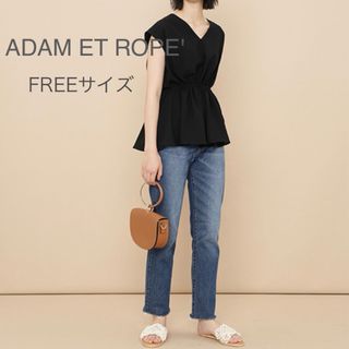 アダムエロペ(AER ADAM ET ROPE)のADAM ET ROPE'シャツ ポプリン2WAY ブラウス(シャツ/ブラウス(半袖/袖なし))