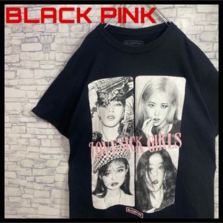 BLACK PINK オフィシャル　半袖Tシャツ　ビックプリント　黒　Lサイズ(Tシャツ/カットソー(半袖/袖なし))