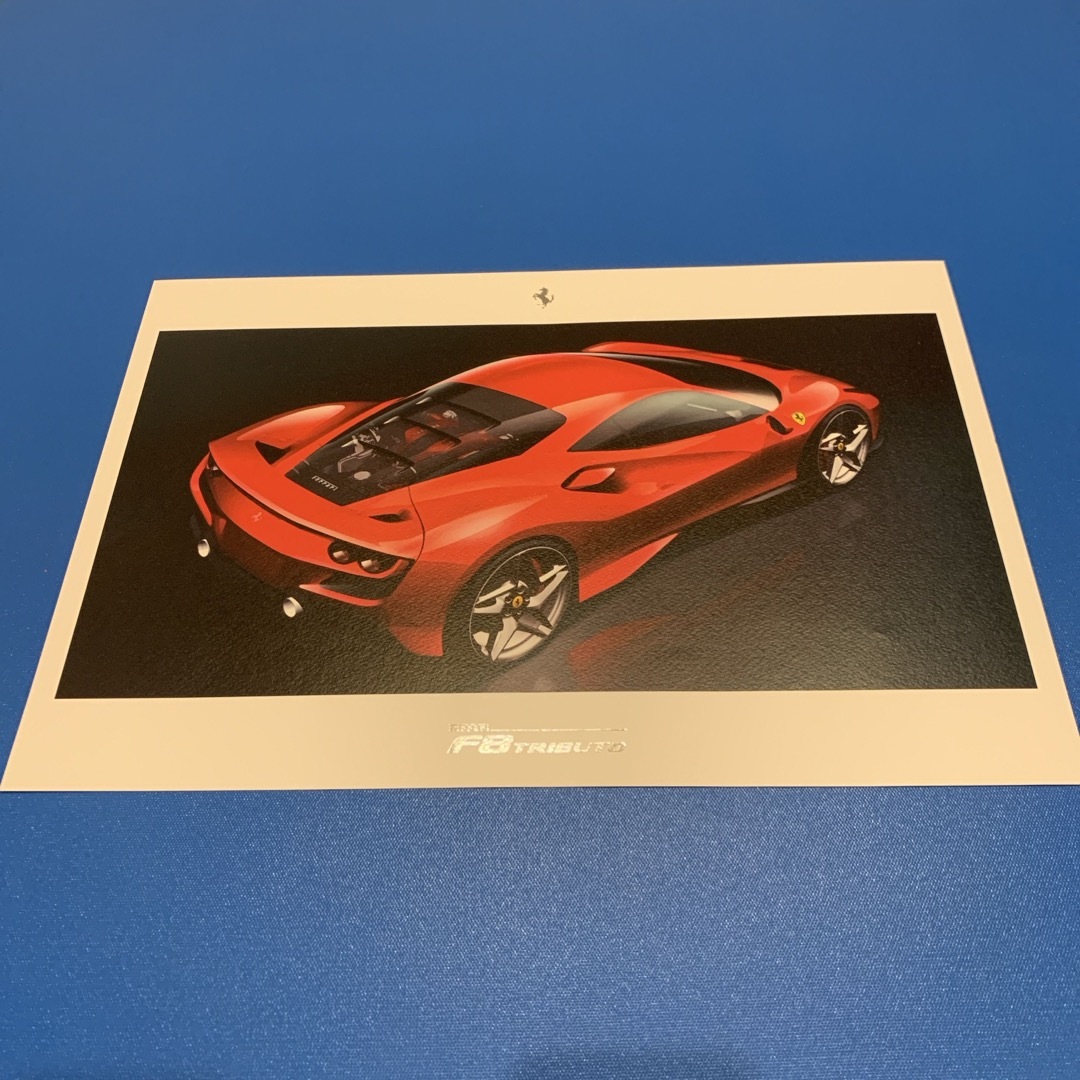 Ferrari(フェラーリ)のフェラーリF8 TRGBUTO リトグラフ エンタメ/ホビーの美術品/アンティーク(絵画/タペストリー)の商品写真