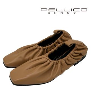 PELLICO SUNNY - 〈美品〉PELLICO SUNNY ペリーコ【24cm】ギャザー バレエシューズ