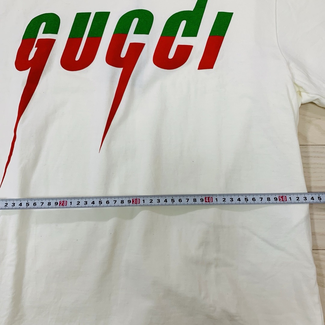 【新品未使用・箱・タグ付き】GUCCI グッチ ブレード ロゴ Tシャツ XL 【新品未使用・箱・タグ付き】GUCCI グッチ ブレード ロゴ Tシャツ XL