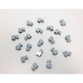 レゴ(Lego)の【新品未使用】レゴ　 ブロック　特殊　スタッド　オーナメント　グレー　20個(知育玩具)