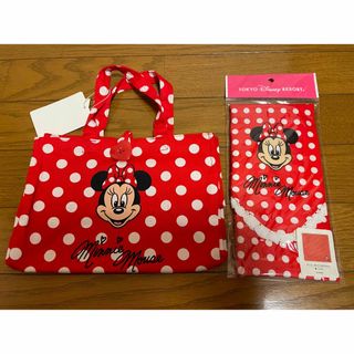 ディズニー(Disney)のディズニー　ミニーランチバッグ　ランチチーフ(弁当用品)