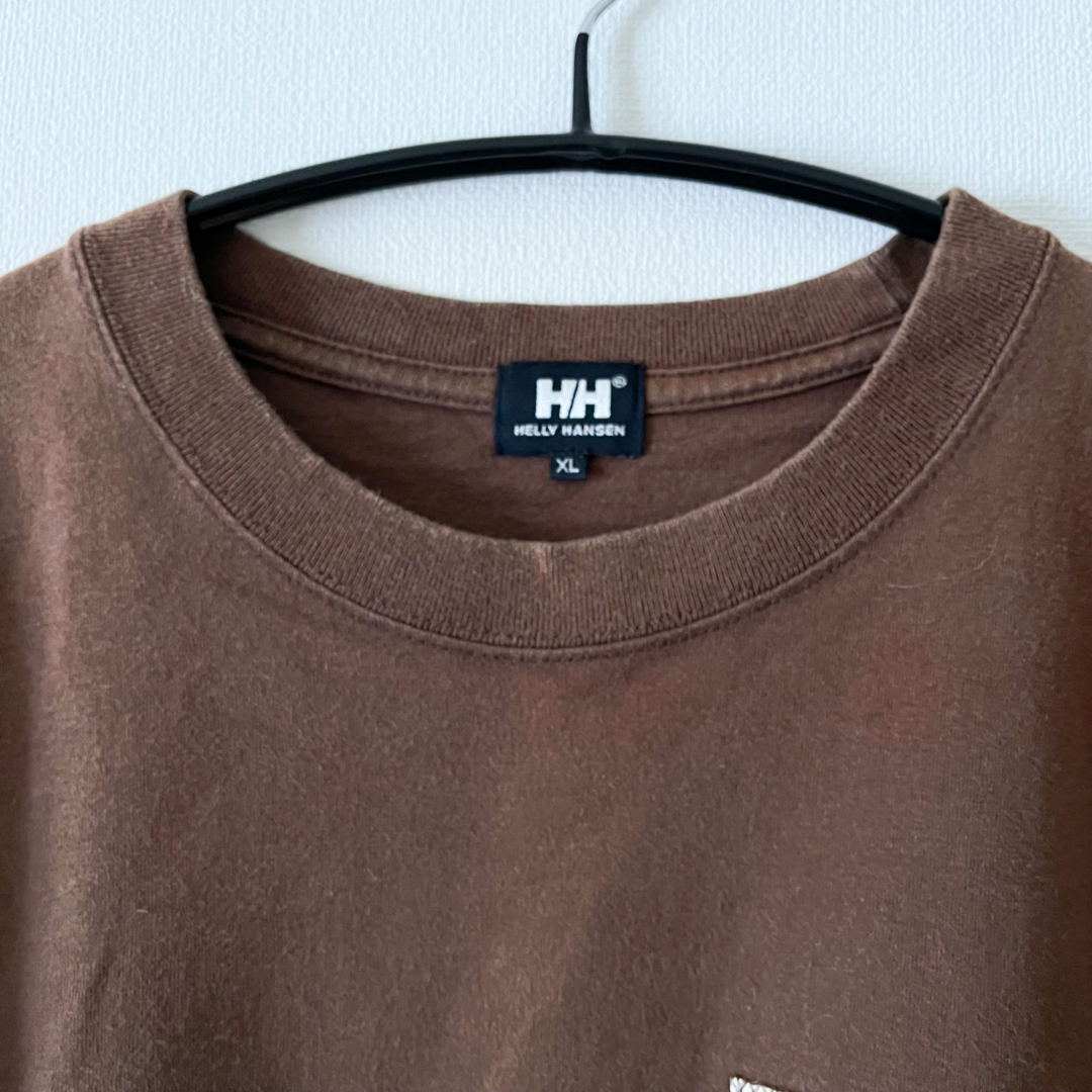 HELLY HANSEN(ヘリーハンセン)のHELLY HANSEN ヘリーハンセン　半袖Tシャツカットソー　ブラウン　XL メンズのトップス(Tシャツ/カットソー(半袖/袖なし))の商品写真