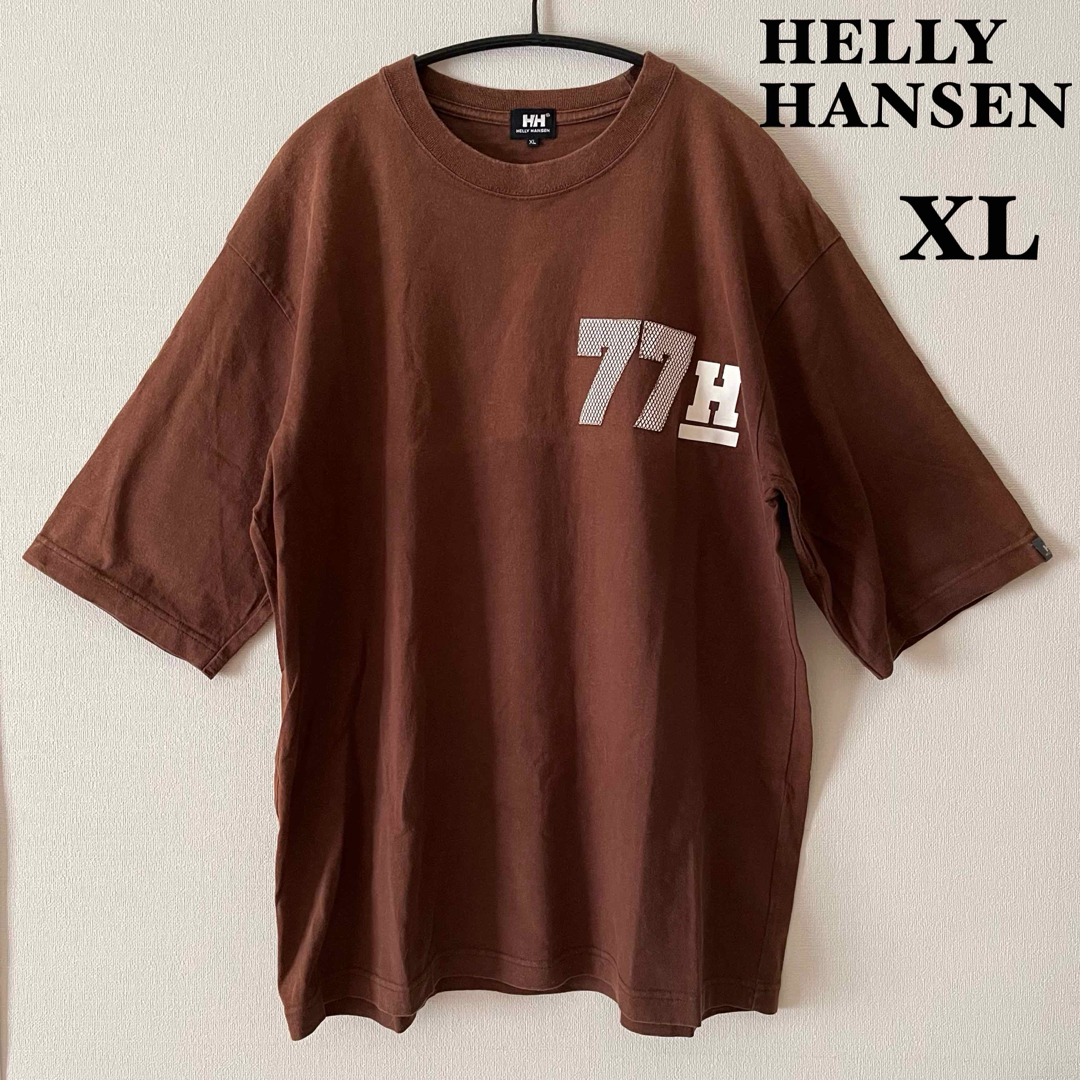 HELLY HANSEN(ヘリーハンセン)のHELLY HANSEN ヘリーハンセン　半袖Tシャツカットソー　ブラウン　XL メンズのトップス(Tシャツ/カットソー(半袖/袖なし))の商品写真