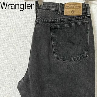ラングラー(Wrangler)のWrangler ラングラー W38 ブラックデニム ラギッド 黒 8724(デニム/ジーンズ)
