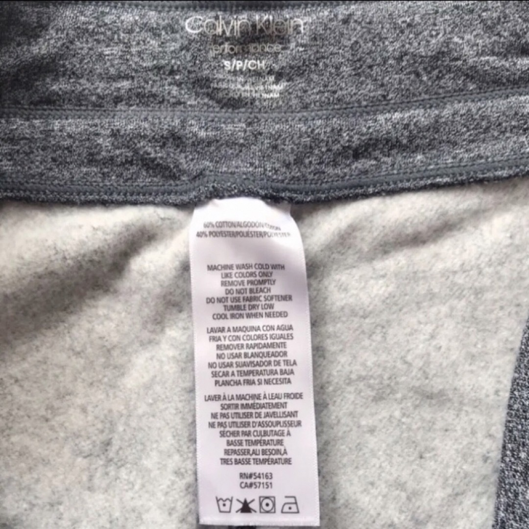 Calvin Klein(カルバンクライン)の新品 USA カルバンクライン レディース スウェット パンツ グレー S 下着 レディースのパンツ(カジュアルパンツ)の商品写真