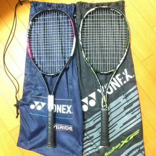 ヨネックス(YONEX)の軟式テニスラケット YONEX ２本セット グリップテープ２個サービス付き(ラケット)