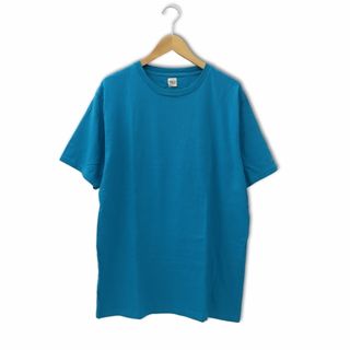 ロンハーマン(Ron Herman)のロンハーマン スリーブ ロゴ プリント Tシャツ L ブルー(Tシャツ/カットソー(半袖/袖なし))