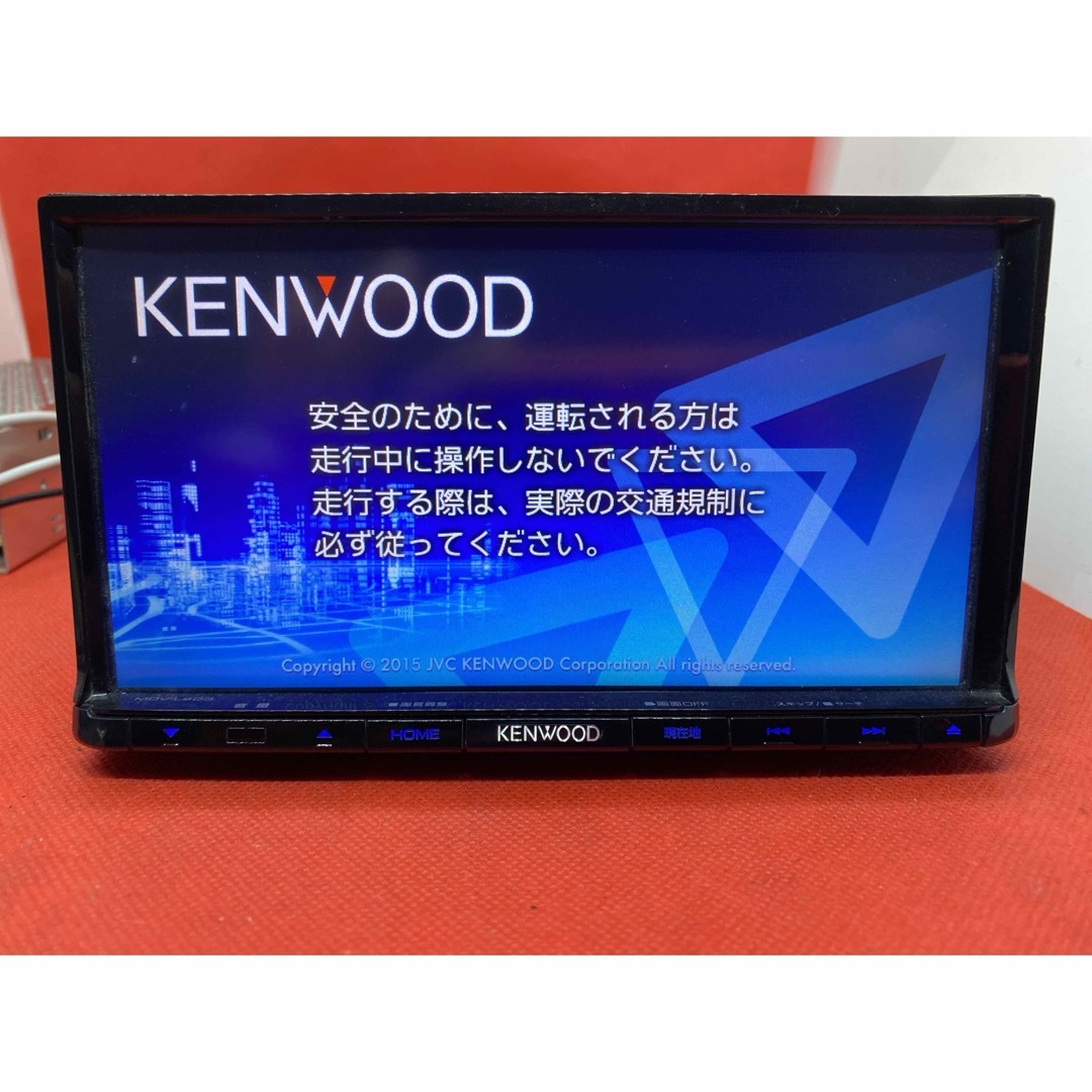 KENWOOD(ケンウッド)のKENWOOD 2023年地図　MDV-L403 新品バックカメラ付きフルセット 自動車/バイクの自動車(カーナビ/カーテレビ)の商品写真