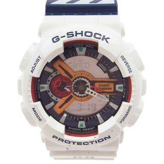 ジーショック(G-SHOCK)のG-SHOCK ジーショック 時計 GA-110PS-7AJR × EVANGELION エヴァンゲリオン 綾波レイ プラグスーツモデル アナデジ 腕時計 ウォッチ 不動品 ホワイト系【中古】(腕時計(アナログ))