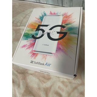 ソフトバンク(Softbank)の美品　SoftbankAir ソフトバンクエアー　Airターミナル　白　5G(その他)