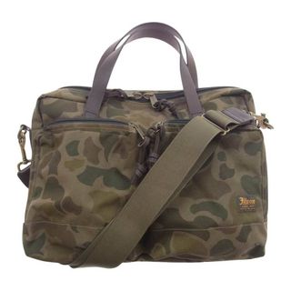 フィルソン(FILSON)のFILSON フィルソン バッグ DRYDEN BRIEFCASE ドライデン ブリーフケース 2WAY ショルダー バッグ ブラウン系 カーキ系 ONESIZE【中古】(ハンドバッグ)