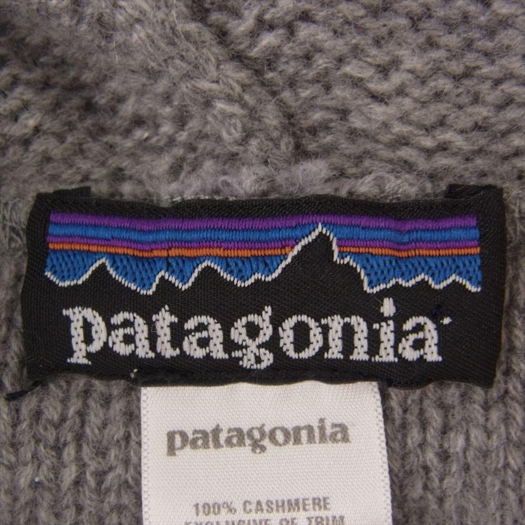 patagonia(パタゴニア)のpatagonia パタゴニア パーカー 09AW 50887 09年製 カシミア カシミヤ ニット ジップアップ パーカー グレー系 S【中古】 メンズのトップス(パーカー)の商品写真